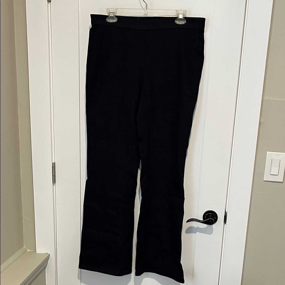Anne Klein dark blue dressy Flare & Wide Leg Jeans